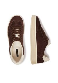 Gino Rossi - GINO ROSSI Sneakersy EO-GRW03 Brązowy. Kolor: brązowy. Materiał: zamsz, skóra #4