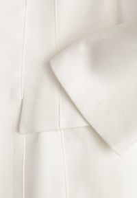 Born2be - Jasnobeżowa Elegancka Sukienka VICES o Trapezowym Kroju z Imitacją Kieszeni Amaliete. Okazja: na spotkanie biznesowe. Kolor: beżowy. Typ sukienki: trapezowe. Styl: elegancki #4