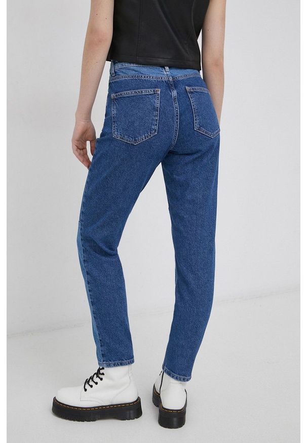 only - Only Jeansy damskie medium waist. Kolor: niebieski
