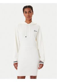 Guess Sukienka dzianinowa V5BK01 Z1152 Écru Regular Fit. Materiał: akryl