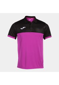 Koszulka polo dla dzieci Joma Montreal. Typ kołnierza: polo. Kolor: wielokolorowy, różowy, czarny. Materiał: mesh. Sport: tenis