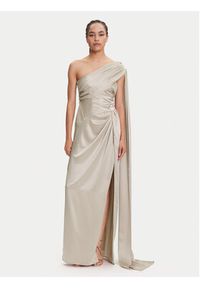 Marciano Guess Sukienka wieczorowa 5YGK01 7246A Beżowy Regular Fit. Kolor: beżowy. Materiał: syntetyk. Styl: wizytowy