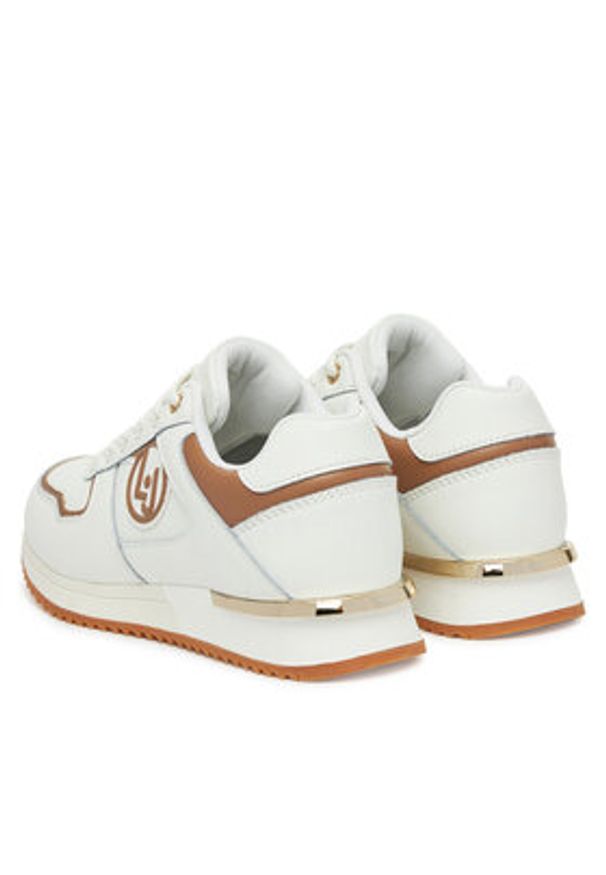 Liu Jo Sneakersy Rosy 905 4A5713 PX474 Biały. Kolor: biały. Materiał: skóra