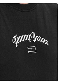 Tommy Jeans T-Shirt Grunge Arch Center DM0DM17720 Czarny Classic Fit. Kolor: czarny. Materiał: bawełna
