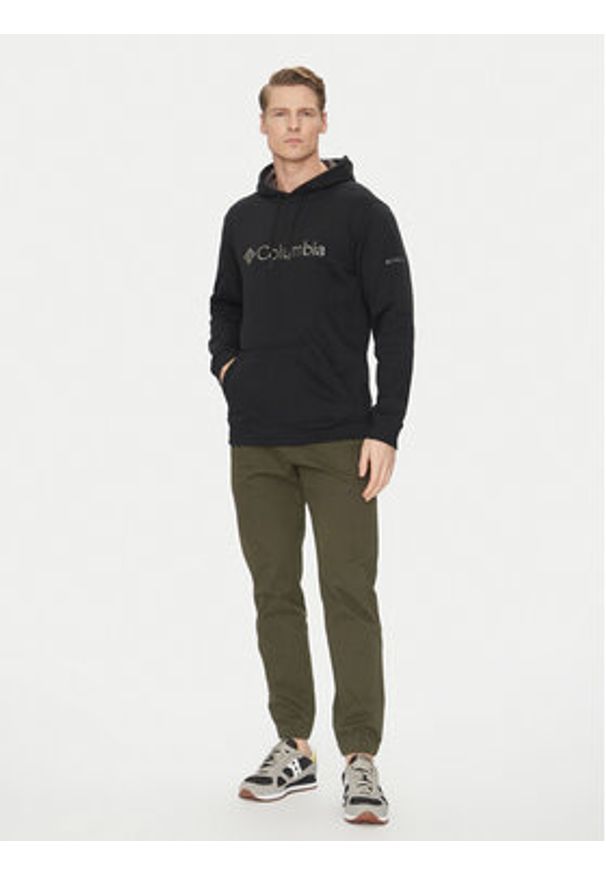 columbia - Columbia Bluza Csc Basic Logo II EM2179 Czarny Regular Fit. Kolor: czarny. Materiał: bawełna