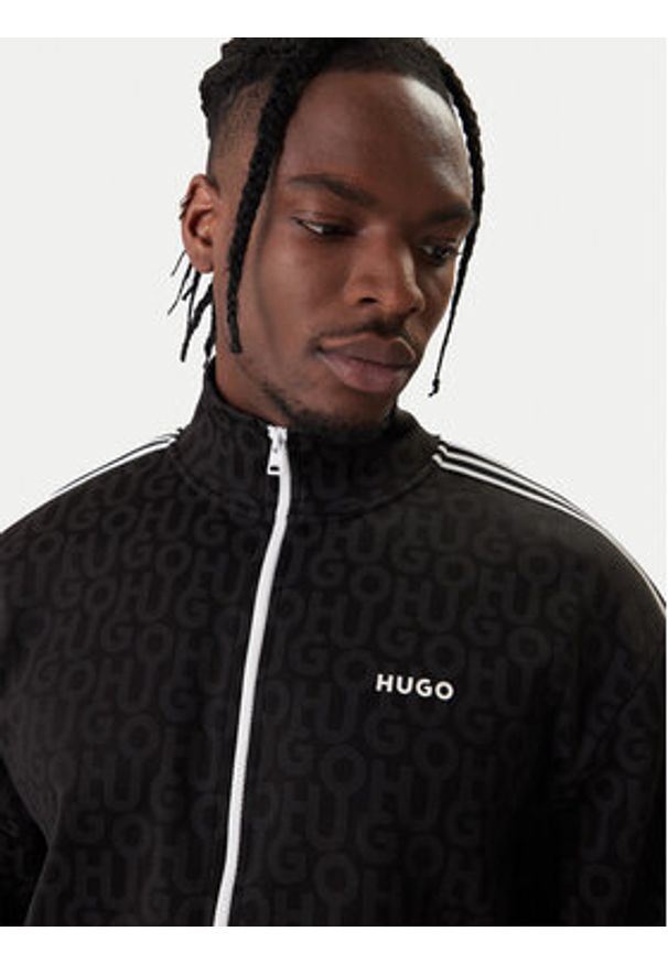 Hugo - HUGO Dres Tracksuit 50542894 Czarny Regular Fit. Kolor: czarny. Materiał: syntetyk, bawełna