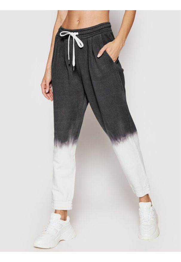 Pinko Spodnie dresowe Disegno 1N137Z Y7PJ Biały Regular Fit. Kolor: biały. Materiał: dresówka, bawełna