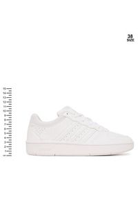 Adidas - adidas Sneakersy Hoops Classic J KH8913 Biały. Kolor: biały. Materiał: skóra #7