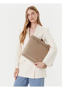 Liu Jo Torebka Ecs M Tote AF5135 E0058 Beżowy. Kolor: beżowy. Materiał: skórzane #1