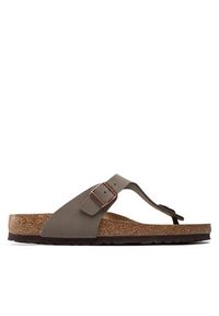 Birkenstock Japonki Gizeh 0043391 Szary. Kolor: szary. Materiał: skóra #5