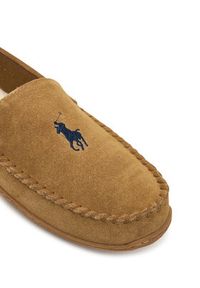 Polo Ralph Lauren Mokasyny Brennan Dress 843981599003 Brązowy. Kolor: brązowy. Materiał: skóra, zamsz #5