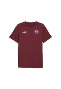 Puma - Męska koszulka z nadrukiem na całej powierzchni ftblCULTURE FC Red Bull Salzburg. Kolor: czerwony, wielokolorowy, fioletowy, szary. Wzór: nadruk
