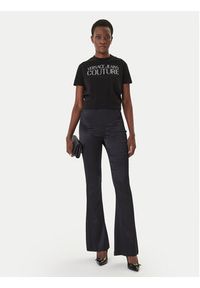 Versace Jeans Couture Spodnie materiałowe 80HAC1A7 N0640 Czarny Flare Fit. Kolor: czarny. Materiał: wiskoza #2