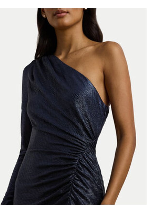Lauren Ralph Lauren - LAUREN RALPH LAUREN Sukienka koktajlowa 253957567001 Granatowy Slim Fit. Kolor: niebieski. Materiał: syntetyk. Styl: wizytowy