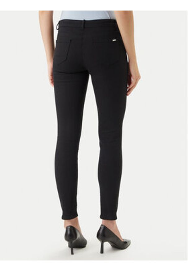 Morgan Jeansy 191-PETRA Czarny Skinny Fit. Kolor: czarny