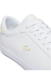 Lacoste Sneakersy Powercourt 50SFA0154 Biały. Kolor: biały. Materiał: skóra #6
