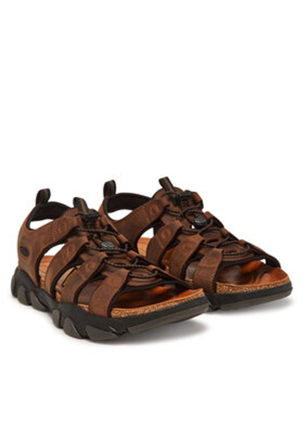keen - Keen Sandały Daytona II 1027340 Brązowy. Kolor: brązowy. Materiał: skóra