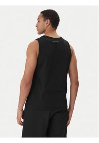 Karl Lagerfeld - KARL LAGERFELD Tank top B1M46012 Czarny Regular Fit. Typ kołnierza: dekolt w karo. Kolor: czarny. Materiał: bawełna #3
