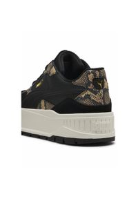 Puma - Damskie sneakersy Karmen II Idol Snake Chic PUMA Black Gold. Kolor: żółty, wielokolorowy, czarny. Materiał: guma, zamsz