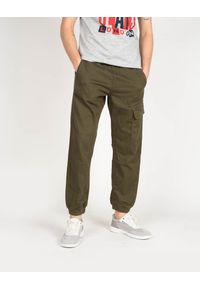 Pepe Jeans Spodnie "Landan" | PM211430 | Landan | Mężczyzna | Khaki. Okazja: na co dzień. Kolor: brązowy. Materiał: bawełna, poliester, elastan. Wzór: nadruk. Styl: casual #5