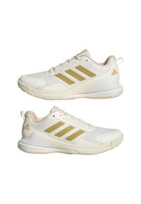 Adidas - Damskie buty halowe adidas Novaflight 2. Kolor: beżowy, wielokolorowy, biały. Materiał: materiał. Sport: siatkówka #2