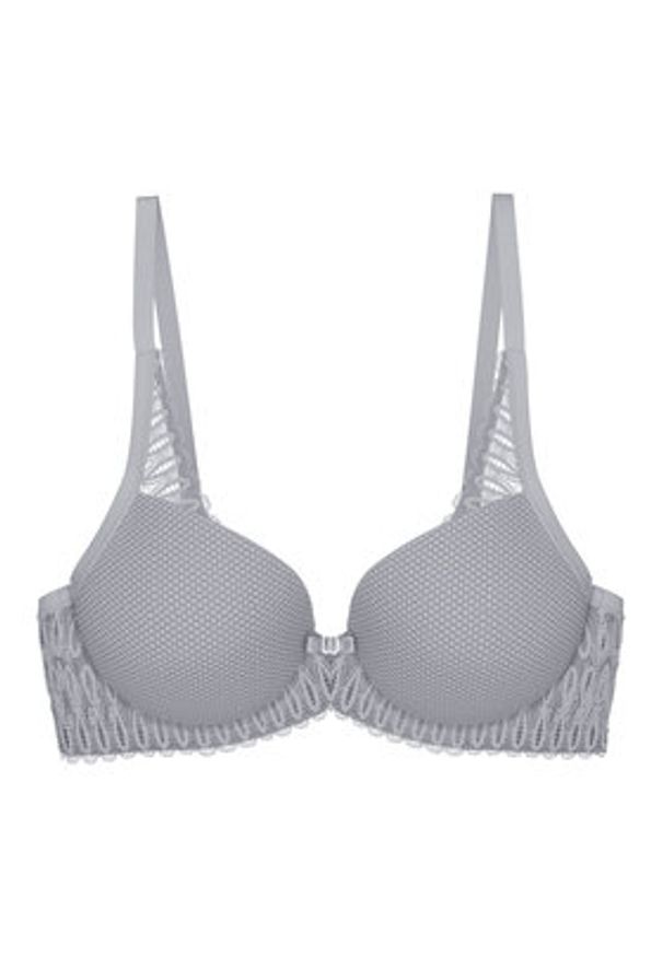 Triumph Biustonosz z fiszbiną Aura Spotlight 10216459 Szary. Kolor: szary. Materiał: syntetyk