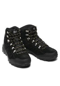 Jack Wolfskin Trekkingi Refugio Texapore Mid M 4049841 Czarny. Kolor: czarny. Materiał: skóra, zamsz. Sport: turystyka piesza #4