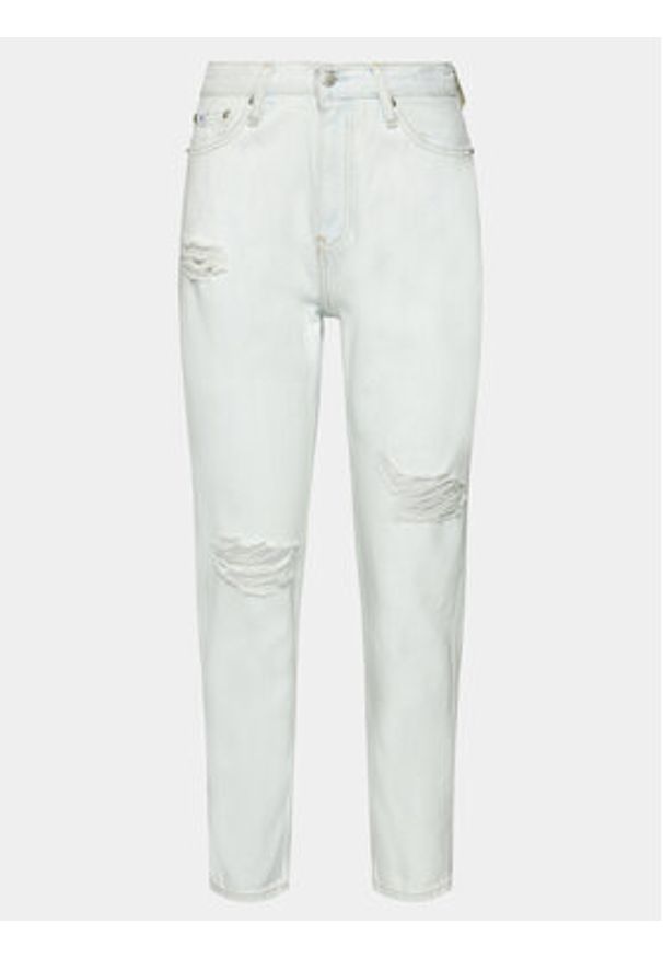 Calvin Klein Jeans Jeansy Mom Jean J20J222147 Niebieski Mom Fit. Kolor: niebieski
