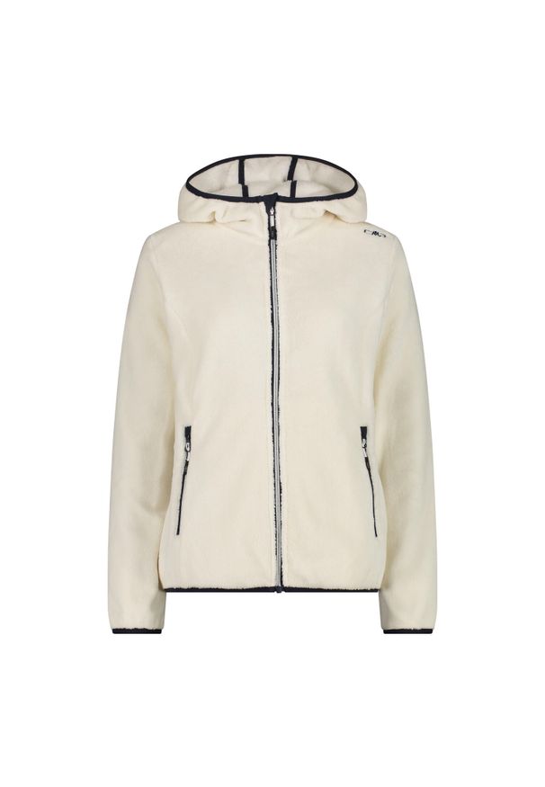 Bluza damska turystyczna CMP 38P1546. Kolor: beżowy. Materiał: polar. Sport: turystyka piesza