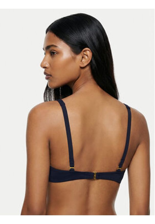 Lauren Ralph Lauren - LAUREN RALPH LAUREN Góra od bikini 20601042 Granatowy. Kolor: niebieski. Materiał: syntetyk