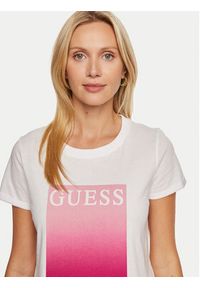 Guess T-Shirt W4BI30 JA914 Biały Regular Fit. Kolor: biały. Materiał: bawełna #3