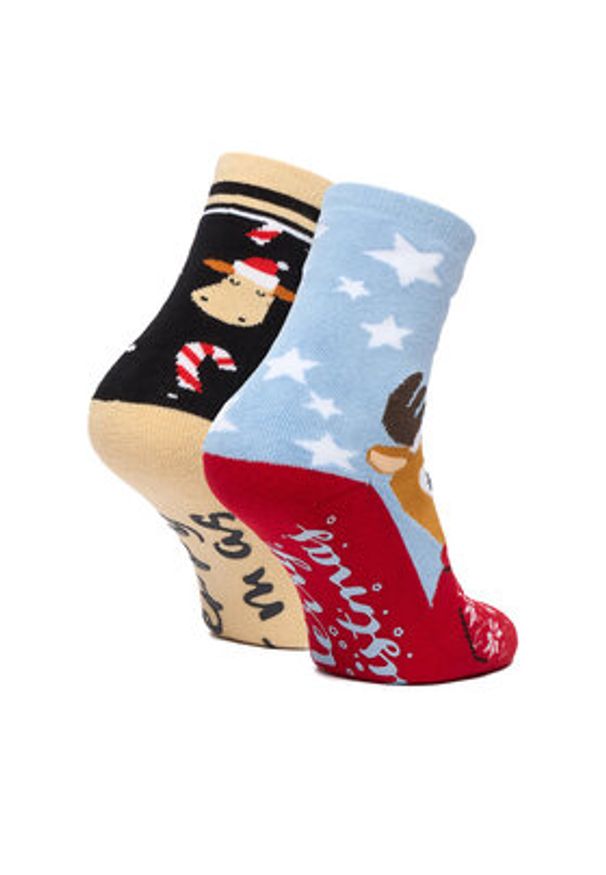 Jenny Fairy Skarpety długie 4WB-005-AW23 (2-pack) Kolorowy. Materiał: materiał. Wzór: kolorowy