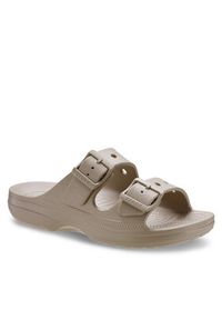 Crocs Klapki Saturday Sandal W 213586 Beżowy. Kolor: beżowy #6
