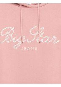 Big-Star - Bluza damska z kapturem różowa Raisa 601. Okazja: do domu. Typ kołnierza: kaptur. Kolor: różowy. Materiał: dzianina. Wzór: haft. Styl: elegancki, sportowy, klasyczny #2
