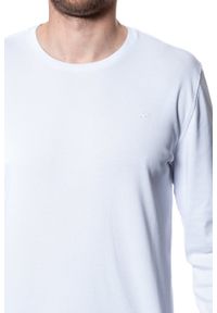 Mustang - LONGSLEEVE MUSTANG crew neck basic general White 1006810 2045. Długość rękawa: długi rękaw #5