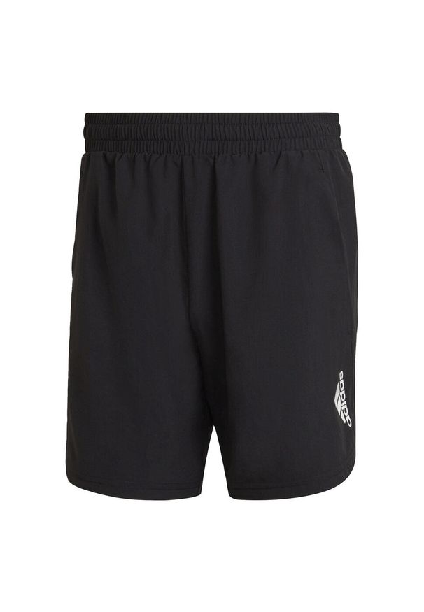 Adidas - Spodenki krótkie treningowe męskie adidas AEROREADY. Kolor: czarny. Materiał: poliester. Długość: krótkie