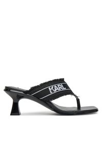 Karl Lagerfeld - KARL LAGERFELD Japonki Panache II KL30104 Czarny. Kolor: czarny. Materiał: materiał