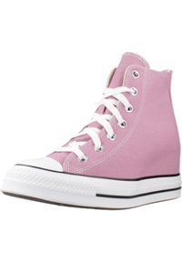 Converse - Buty CONVERSE CHUCK TAYLOR ALL STAR CLASSIC WEDGE PLATFORM Rose. Kolor: różowy. Materiał: tkanina. Obcas: na platformie. Styl: sportowy #1