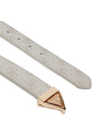 Guess Pasek Damski Noelle (BG) Belts BW9142 P4330 Biały. Kolor: biały. Materiał: skóra