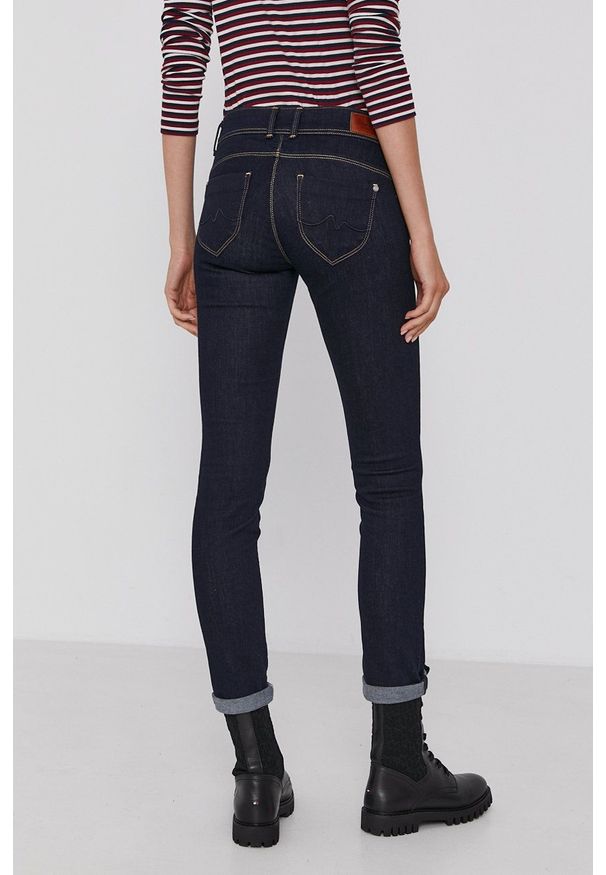 Pepe Jeans - Jeansy New Brooke. Kolor: niebieski