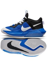 Buty do koszykówki Nike Air Zoom Coossover Jr DC5216 401 niebieskie niebieskie. Kolor: niebieski. Materiał: guma, tkanina, syntetyk. Szerokość cholewki: normalna. Model: Nike Zoom. Sport: koszykówka #5