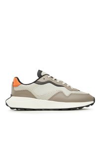 Tommy Jeans Sneakersy Tjm Runner Mix Material EM0EM01259 Beżowy. Kolor: beżowy
