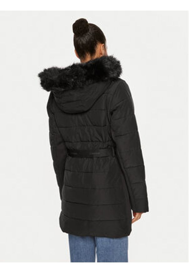 Calvin Klein Płaszcz zimowy K20K207726 Czarny Regular Fit. Kolor: czarny. Materiał: syntetyk. Sezon: zima
