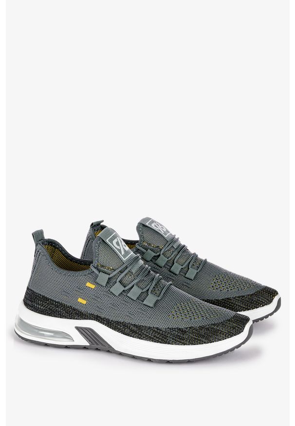 Casu - Szare buty sportowe sznurowane casu 29/4/21/g. Kolor: szary
