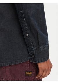 G-Star RAW - G-Star Raw Koszula D30440 E356 Granatowy Regular Fit. Kolor: niebieski. Materiał: bawełna #4