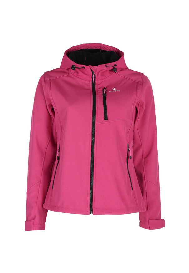 ZUMBA WEAR - Damska Kurtka Softshell Octavia Fuksja - Komfort i Styl. Kolor: różowy. Materiał: softshell. Sport: turystyka piesza