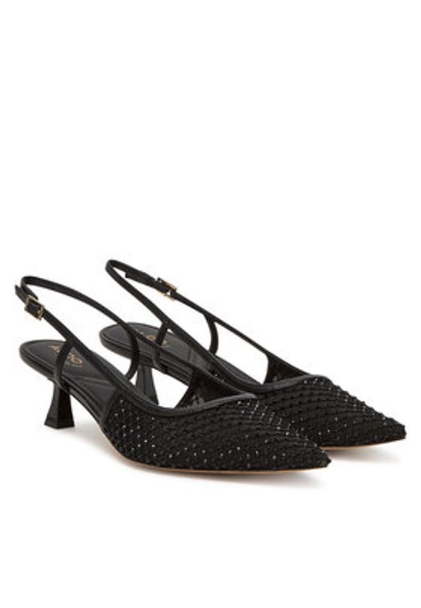 Aldo Czółenka Elegant 13922017 Czarny. Kolor: czarny. Materiał: materiał