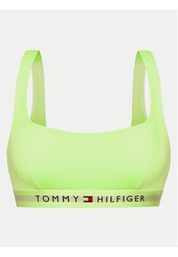 TOMMY HILFIGER - Tommy Hilfiger Góra od bikini UW0UW04108 Zielony. Kolor: zielony. Materiał: syntetyk #4