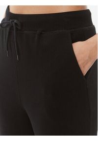 TwinSet - TWINSET Spodnie dresowe 232TT2371 Czarny Regular Fit. Kolor: czarny. Materiał: dresówka, bawełna #4