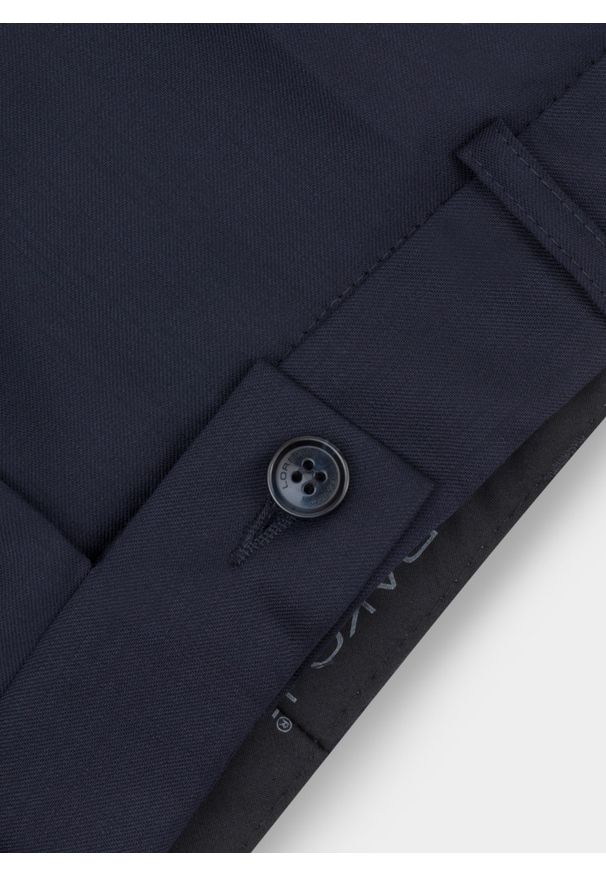 Pako Lorente - PAKO LORENTE – Spodnie smokingowe P000B-6S-002-G-S. Materiał: wełna. Wzór: gładki. Styl: młodzieżowy